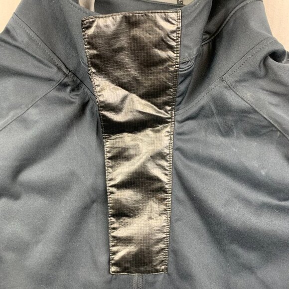 Under Armour Mens Large Anorak Jacket Large Fitted Black Hooded Storm Pullover - Picture 3 of 13